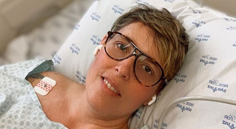 Angélica Vitali disse que sofreu AVC, mas que foi 'bem fraquinho'