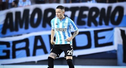 Anibal Moreno em partida pelo Racing