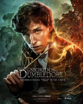 Eddie Redmayne também retorna como o mocinho magizoologista Newt Scamander