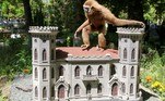 Aparentemente, os gibões são a espécie dominante da cidade em miniatura