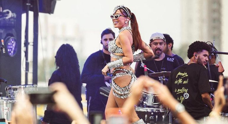 Anitta fez show extra em São Paulo no dia 25 de janeiro
