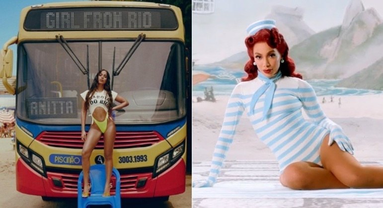 Tchau, Girl From Rio!Versions of Me antes se chamava Girl from Rio e prometia exaltar as raízes brasileiras de Anitta, mas a cantora surpreendeu ao anunciar que tinha decidido mudar o nome e até o conceito do projeto. Além disso, ela escolheu trabalhar com uma capa que traz um lado bem-humorado. A cantora respondeu às críticas pela nova direção do álbum: 