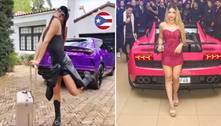 Anitta posa com Lamborghini de R$ 3 milhões e recebe alfinetada de Melody: 'Invejosa! Me copiou'
