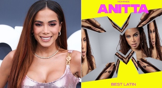 Anitta disputa prêmio de música latina no VMA 2022
