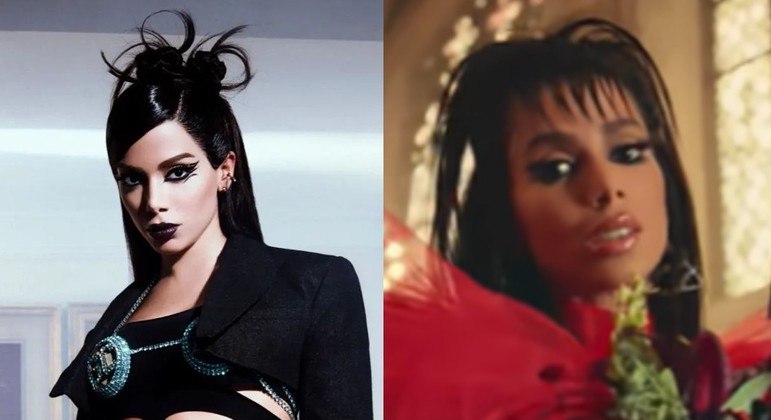 Anitta com figurinos góticos suaves para seu novo clipe musical