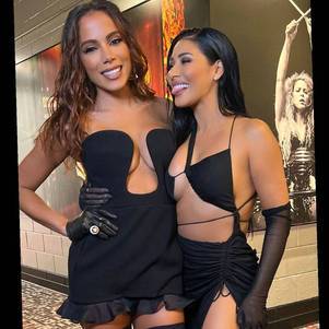 Anitta e Simaria se reencontraram e fizeram as pazes