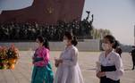 Contudo, faltaram vários elementos habituais, especialmente a Maratona de Pyongyang, maior gerador de dinheiro do turismo anual no país, que foi cancelada novamente devido à pandemia