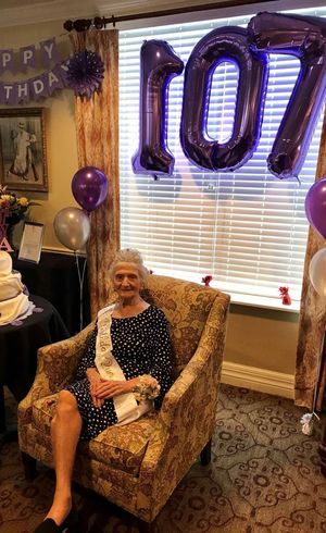 Anna comemorou seus 107 anos livre da covid-19