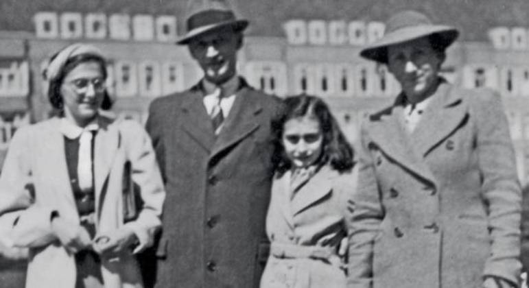 Família Frank em  Amsterdam, em 1941