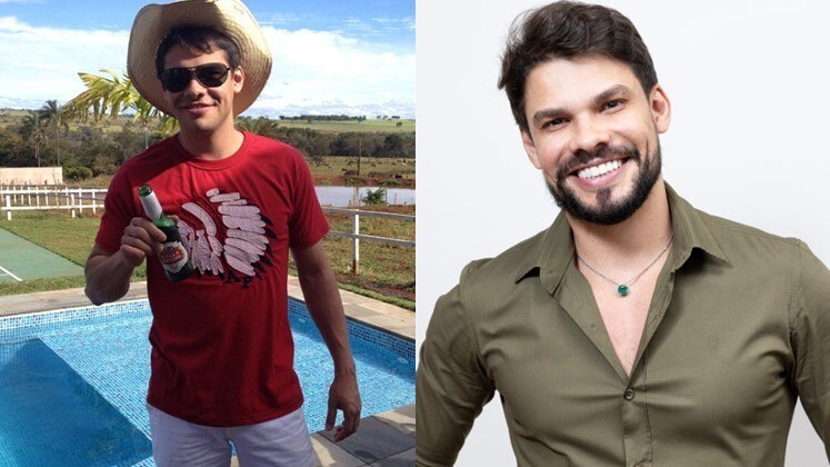 Alexandre SuitaChapéu, óculos de sol e uma piscina para refrescar! É assim que o empresário estava curtindo em 2012, mais novo e sem a barba escura que hoje emoldura o rosto dele. E aí, você reconheceria Alexandre onze anos atrás?  