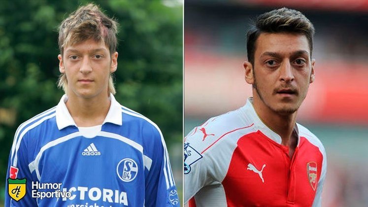 Antes e depois: as mudanças de Özil.