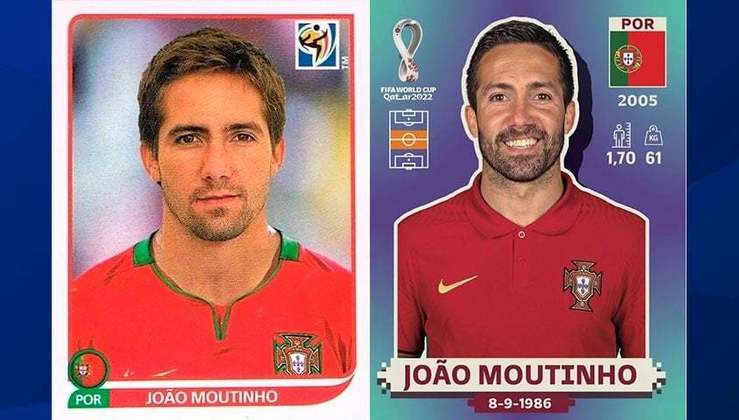 Antes e depois: João Moutinho em 2010 / João Moutinho em 2022.