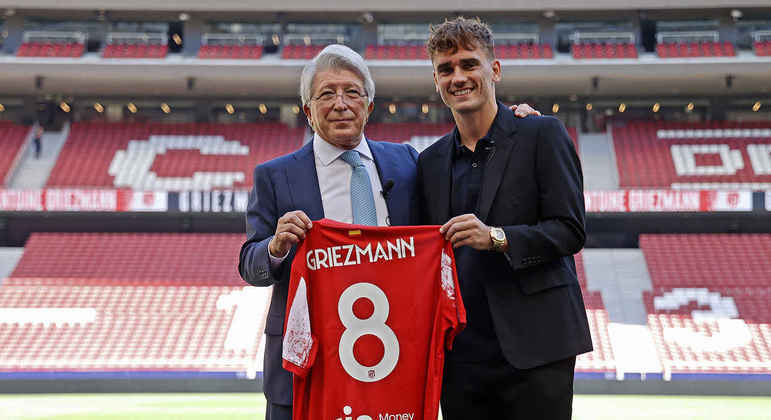 Antoine Griezmann - Emprestado pelo Barcelona ao Atlético de Madri, Griezmann voltou a atuar pelo Colchonero, onde jogou de 2014 até 2019 e escreveu seu nome na história do clube