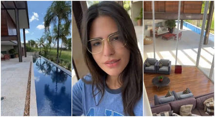 Antonia Morais mostra detalhes da mansão da família em Brasília