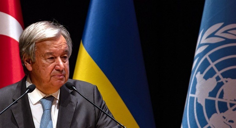Antonio Guterres reiterou preocupação com as atividades militares em torno de Zaporizhzhia