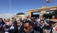 Secretário-geral da ONU visita a fronteira entre o Egito e a Faixa de Gaza