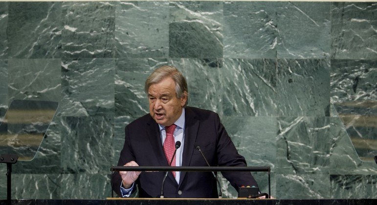 Secretário-geral da ONU, António Guterres, demonstrou preocupação após teste