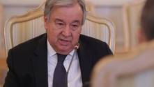 Em visita a Moscou, secretário-geral da ONU pede cessar-fogo na Ucrânia 'o mais rápido possível'