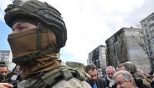 Kiev é alvo de bombardeios russos durante visita de chefe da ONU
