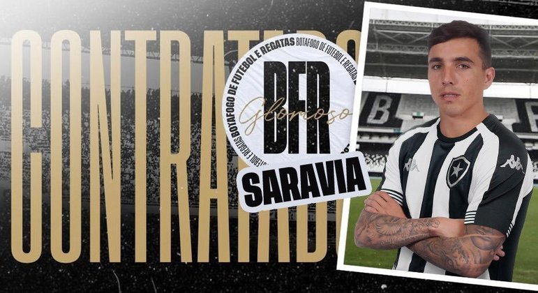Renzo Saravia foi confirmado como o terceiro reforço do Botafogo na 'Era Textor'
