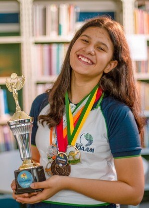 Anylla já conquistou 19 medalhas
