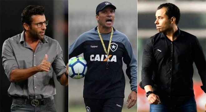 Ao assumir o Corinthians, Jair Ventura é mais um técnico da nova geração a comandar três ou mais clubes grandes na carreira. Veja a seguir outros treinadores que têm poucos anos treinando nos profissionais, mas já têm grandes equipes no currículo. (Montagem: Lance!)