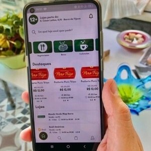 O app 12+ evita desperdício de alimentos