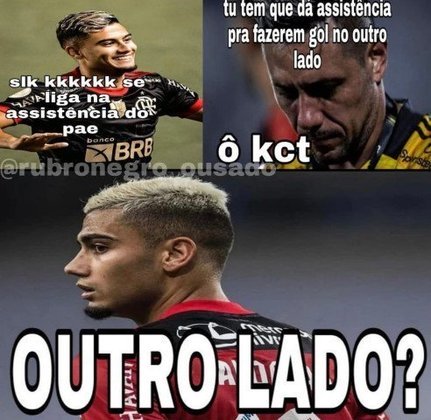 Após falha na final da Libertadores contra o Palmeiras, Andreas protagonizou vários memes nas redes sociais.