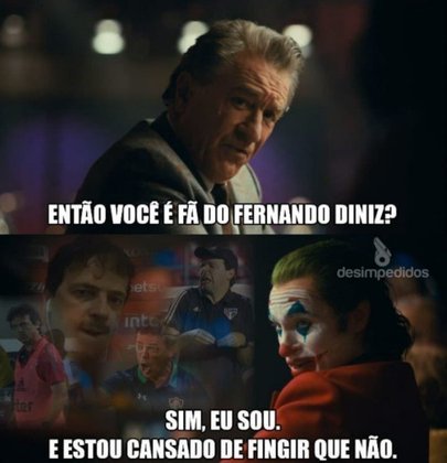 Após vitória do Fluminense diante do Cruzeiro, torcedores fazem memes com Fernando Diniz