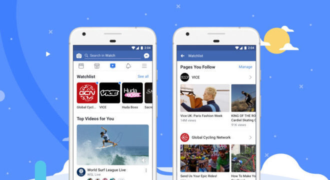 App do Facebook Watch no celular (Imagem: Divulgação/Facebook) / Como assistir live no Facebook