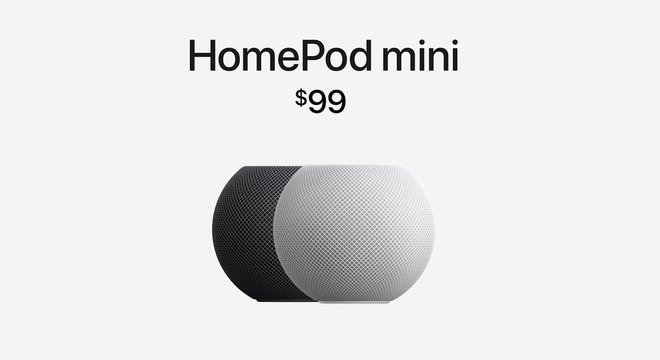 Novo HomePod mini permitirá usuário escutar música e controlar uma casa inteligente