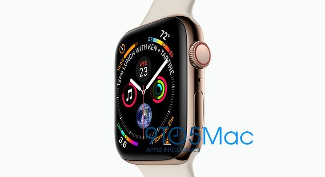 Display maior pode ser a marca do design do Apple Watch Series 4
