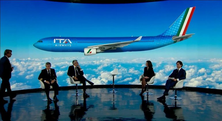 Apresentação da ITA, companhia que substitui a Alitalia
