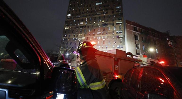 Electric heater may cause fire in New York building