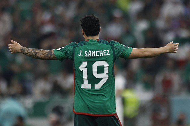 O defensor Jorge Sanchez comemora o gol mexicanoVale o clique: Gretchen rouba a cena na cobertura da Copa do Mundo no Catar e conquista as redes sociais