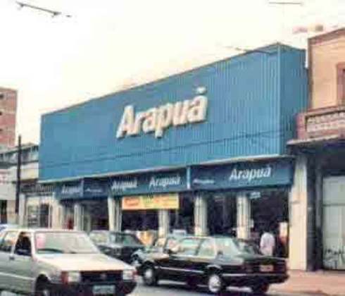 Arapuã - Rede varejista que teve muito prestígio nas décadas de 70 e 80, especialmente no mercado de eletrodomésticos. 