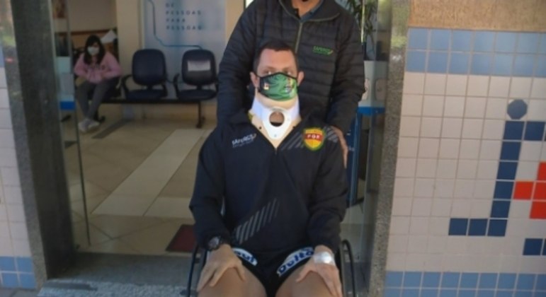Rodrigo Crivellaro recebeu alta hospitalar na manhã de terça-feira