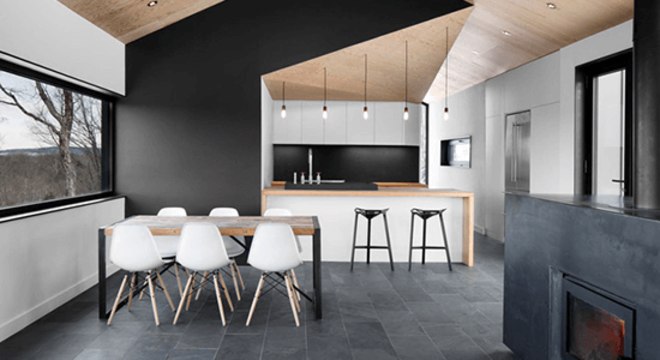 ardósia para ambientes modernos