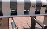 Veja imagens do totó com o formato do novo estádio do Atlético-MG