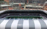 Veja imagens do totó com o formato do novo estádio do Atlético-MG