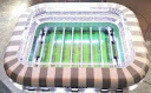 Veja imagens do totó com o formato do novo estádio do Atlético-MG