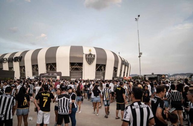 Arena MRV: o Atlético Mineiro firmou contrato com a construtora sediada em Belo Horizonte em 18 de setembro de 2017, mas o estádio só foi inaugurado em 2023 - Foto: Daniela Veiga/Atlético