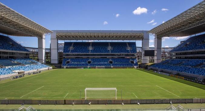 Flamengo e Atlético-MG disputam final na Arena Pantanal, 
em Cuiabá