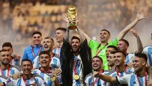 Argentina, campeã do mundo em 2022, permanece no topo do ranking da Fifa