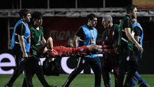 Jogador do Argentinos Juniors quebra a perna, e Marcelo é expulso; imagens são fortes