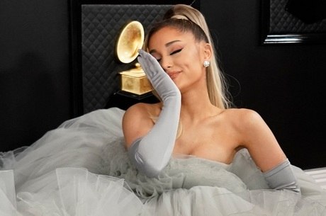 Ariana Grande na premição do Grammy