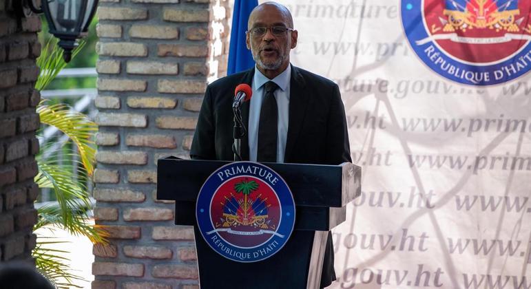 Ariel Henry (foto) desmentiu o procurador Bed-Ford-Claude durante pronunciamento