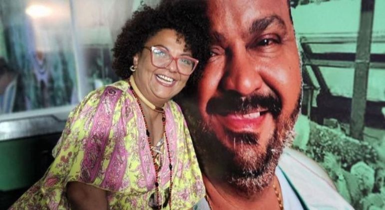 Babi Cruz, mulher de Arlindo Cruz, assumiu um novo relacionamento