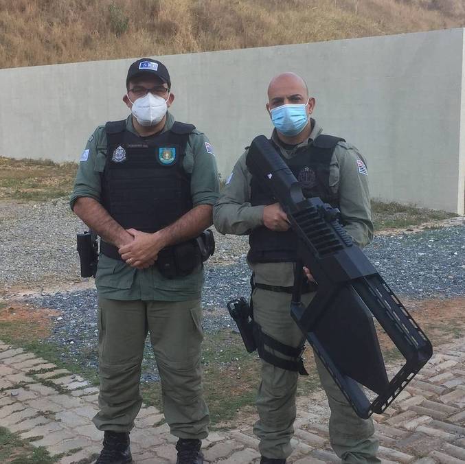 Arma antidrone usada em presídios paulistas