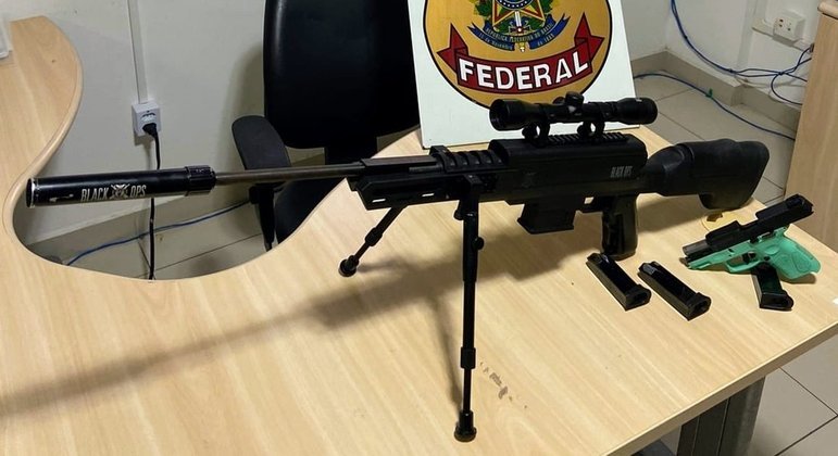 Arma apreendida com homem que ameaçou Lula